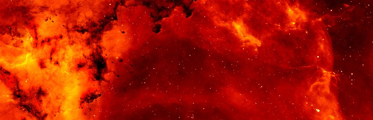 Flame-coloured nebula